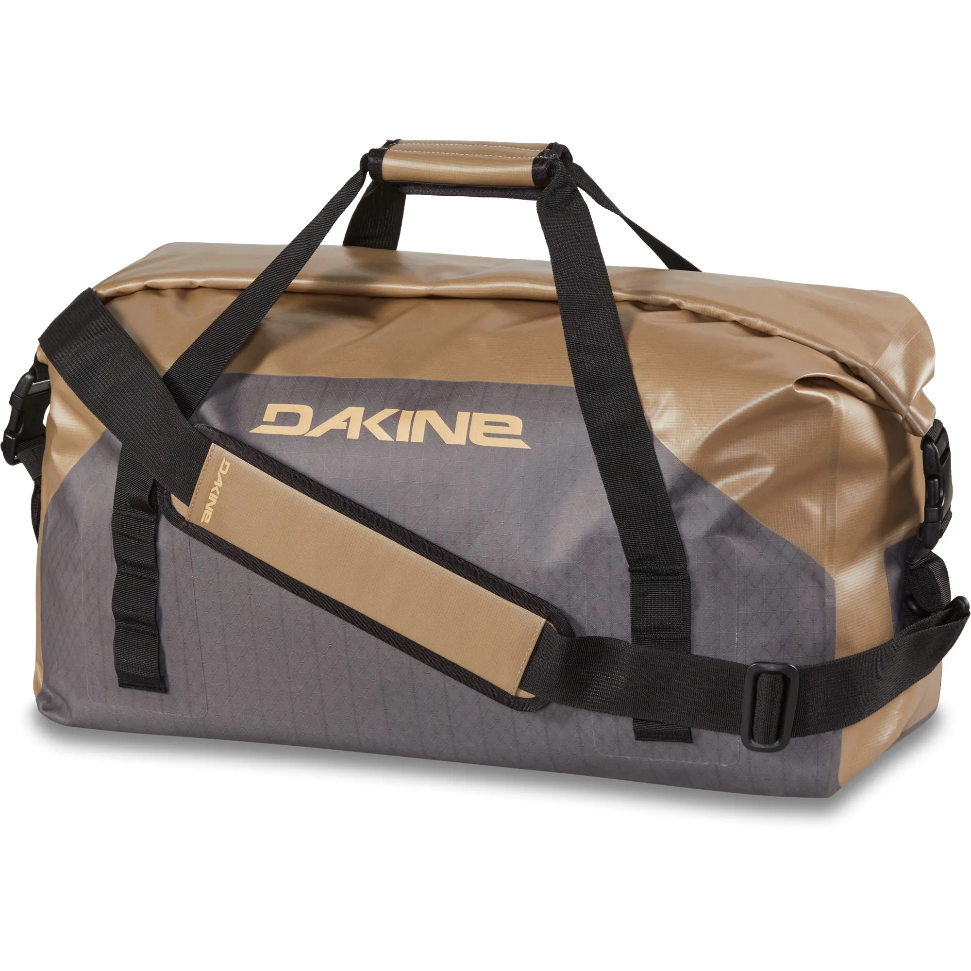 Dakine Cyclone 60L Wet/Dry Rolltop Duffle - Castlerock/Stone