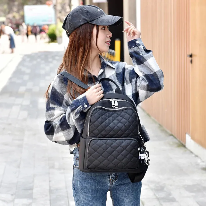 Fashion Backpack Women High Quality Nylon Backpacks Female Big Travel Back Bag