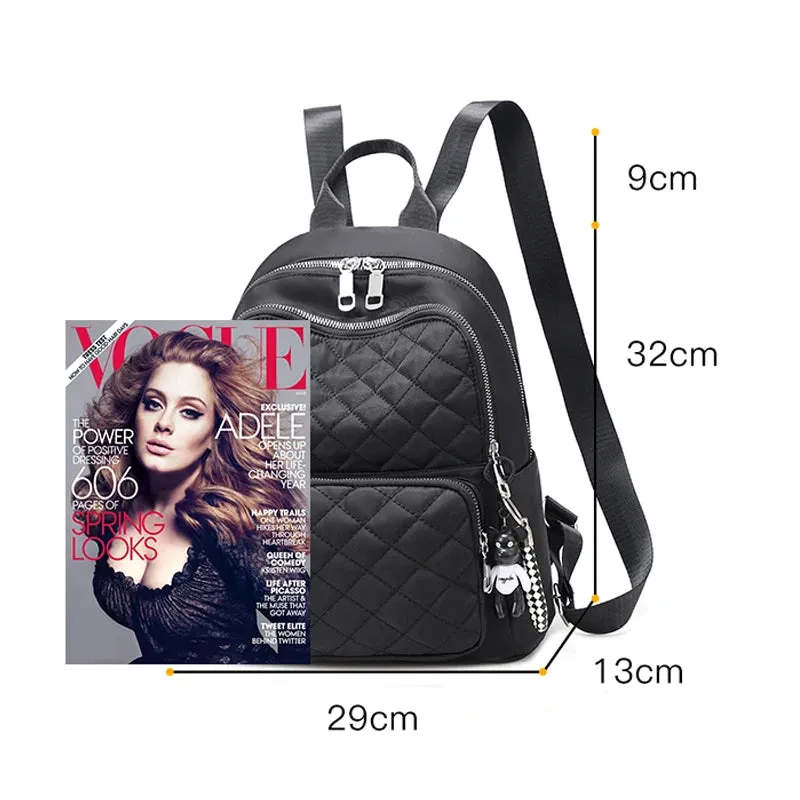 Fashion Backpack Women High Quality Nylon Backpacks Female Big Travel Back Bag