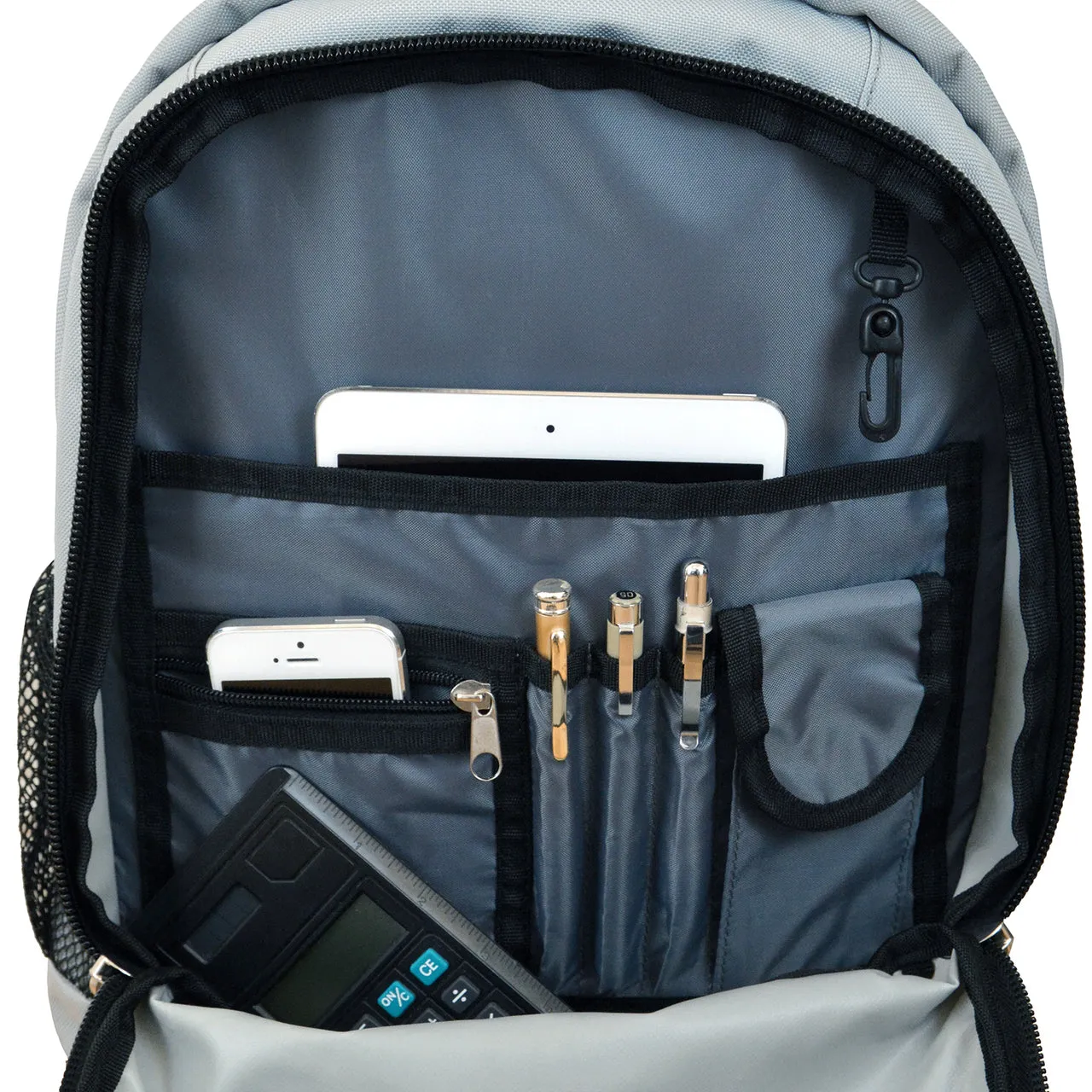 Iowa Premium Wheeled Backpack in Grey
