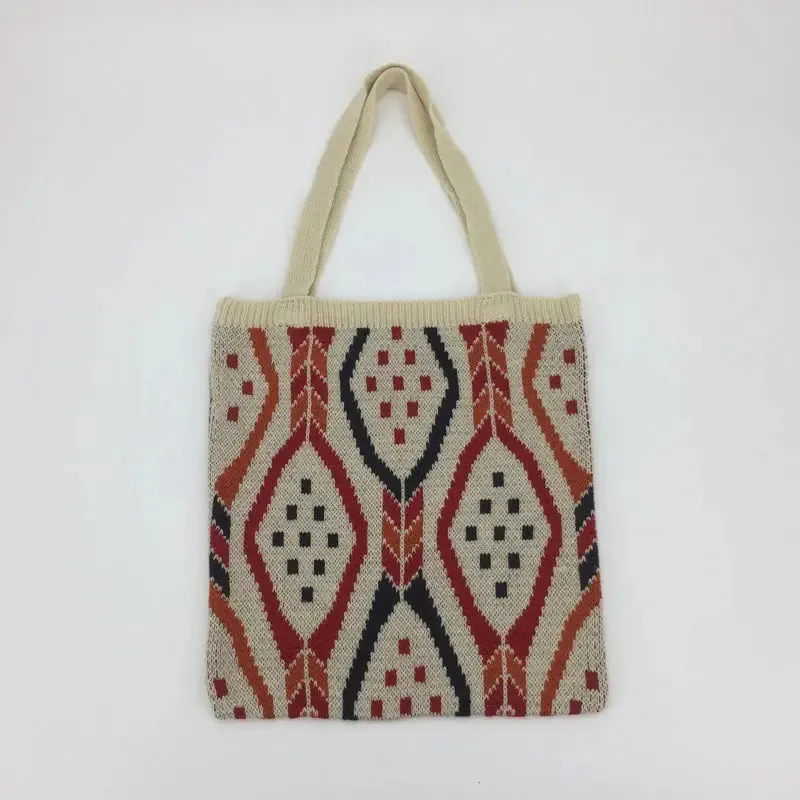 Woven Fabric Cute Fashion Tote Bag