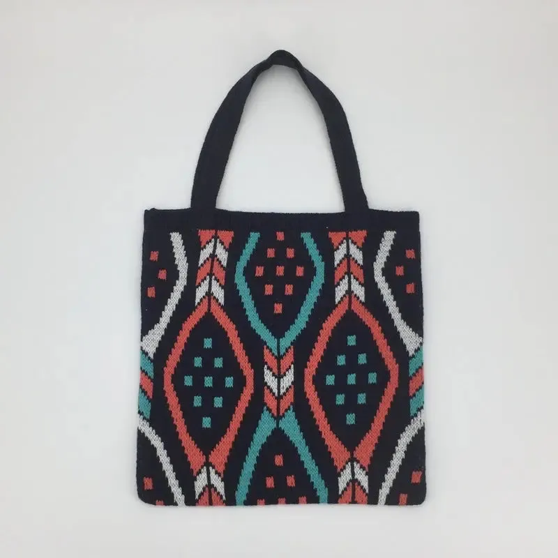 Woven Fabric Cute Fashion Tote Bag