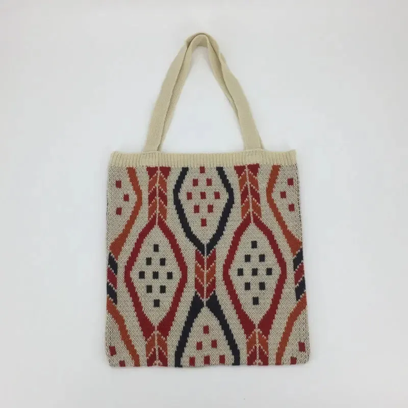 Woven Fabric Cute Fashion Tote Bag